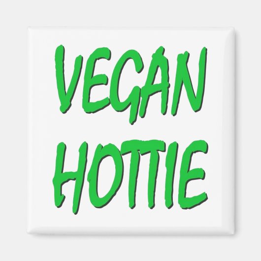 VEGAN HOTTIE magneet (Voorkant)