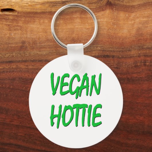 VEGAN HOTTIE Sleutelhanger (Voorkant)