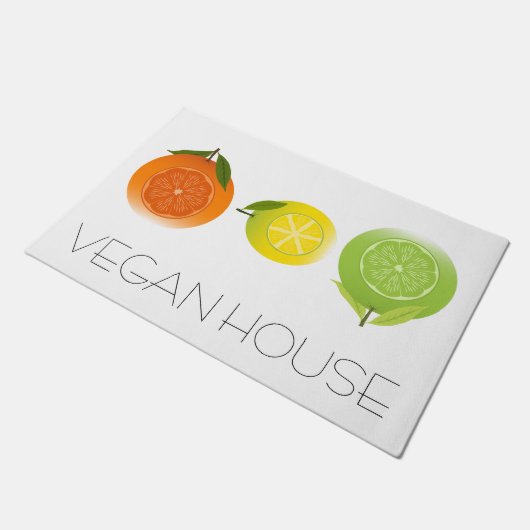 Vegan House Deurmat (Schuin)