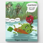 Vegan Hunters Funny Fotoplaat (Voorkant)