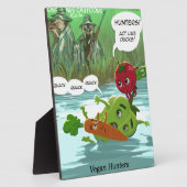 Vegan Hunters Funny Fotoplaat (Zijkant)