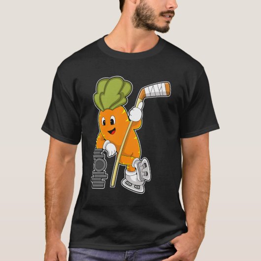 Vegan Ice hockey Ice hockey stick T-shirt (Voorkant)