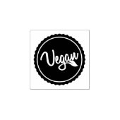 Vegan Identification for Food Vendors Rubberstempel (Afrduk)