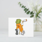 Vegan IJshockey IJshockeystick Briefkaart (Staand voorkant)