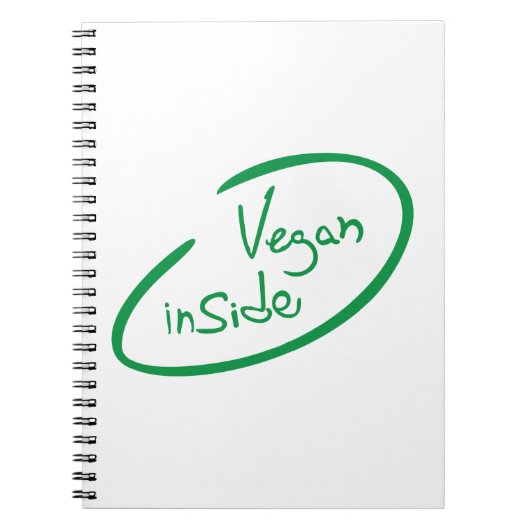 Vegan Inside Notitieboek (Voorkant)