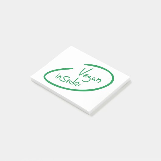 Vegan Inside Post-it® Notes (Schuin)