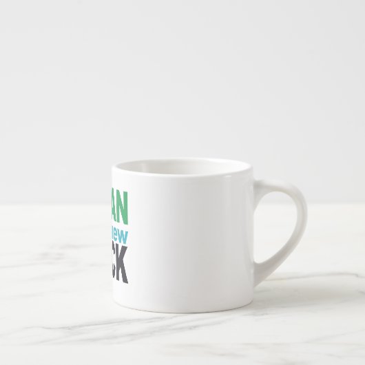 Vegan is de Nieuwe Zwart Espresso Kop (Rechts)