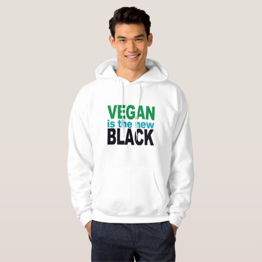 Vegan is het nieuwe zwarte T-shirt (Voorkant volledig)