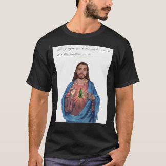 Vegan Jesus (geaarde quote) Premium Scoop T-S T-shirt