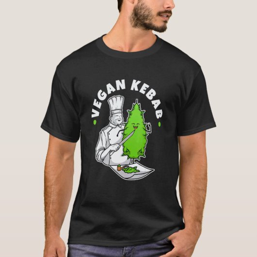 Vegan Kebab Wiet T-shirt (Voorkant)