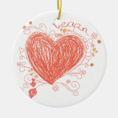 Vegan Keramisch Ornament (Voorkant)