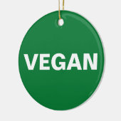 VEGAN KERAMISCH ORNAMENT (Links)