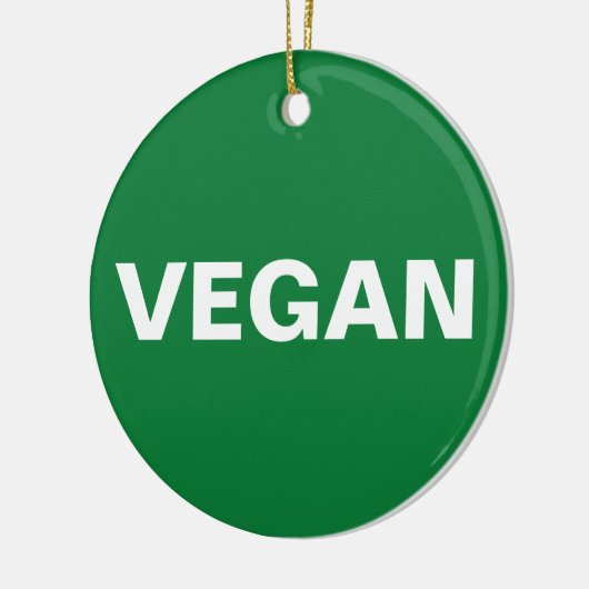 VEGAN KERAMISCH ORNAMENT (Links)