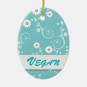 Vegan Keramisch Ornament (Voorkant)