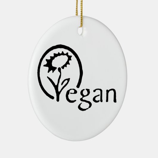 Vegan Keramisch Ornament (Rechts)