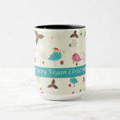 Vegan Kerstcadets Mok (Midden)