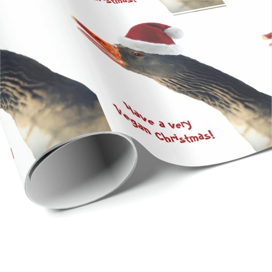 Vegan Kerstmis Cadeaupapier (Rol Hoek)