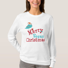 Vegan Kerstmis T-shirt