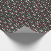 Vegan kerstwrapping paper cadeaupapier (Hoek)