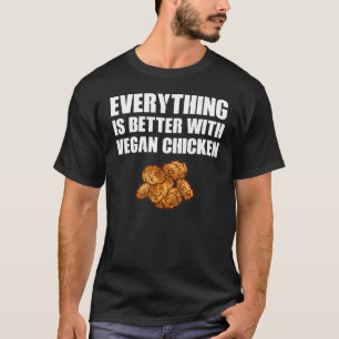 Vegan Kip Kleding  Uniek  Veganisten Ontwerp T-shirt