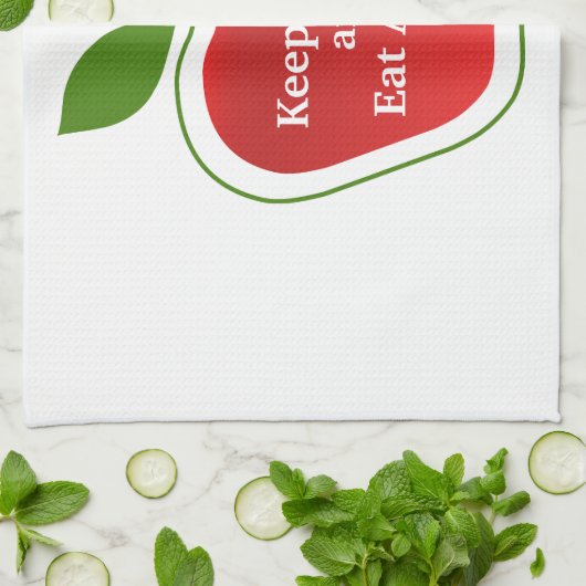 Vegan Kitchen Decor Theedoek (Gevouwen)