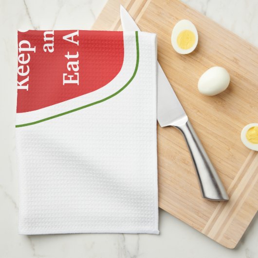 Vegan Kitchen Decor Theedoek (Quarter Fold)