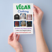 VEGAN Kleding Flyers (Hand)