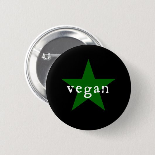 Vegan-knop Ronde Button 5,7 Cm (Voorkant /achterkant)