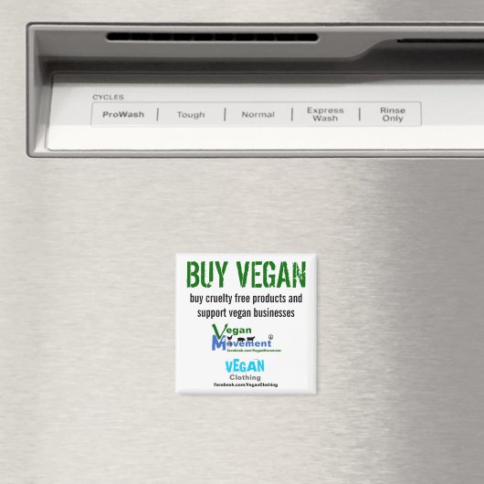 VEGAN KOPEN MAGNEET (Insitu (Vaatwasser))