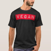 Vegan Label - Funny Label for Plant Based Diet Peo T-shirt (Voorkant)