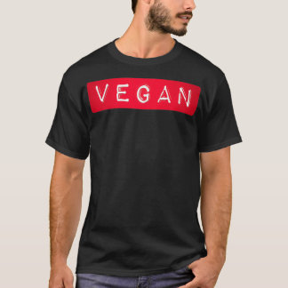 Vegan Label - Funny Label for Plant Based Diet Peo T-shirt