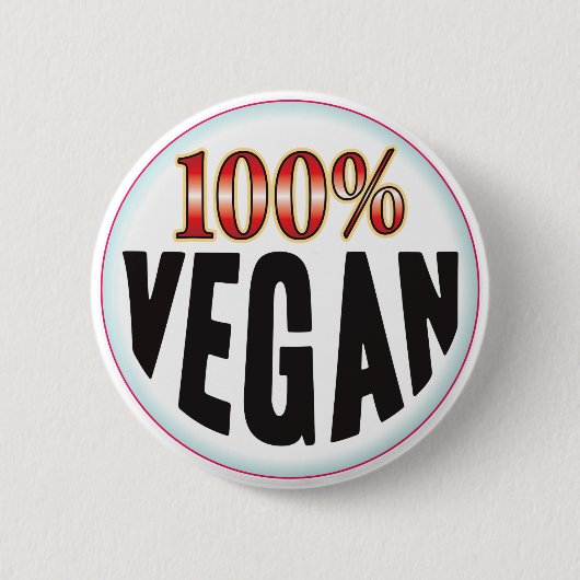 Vegan Label Ronde Button 5,7 Cm (Voorkant)