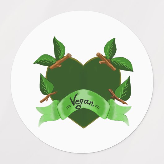 Vegan  labels (Design 2)