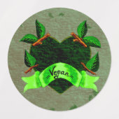 Vegan  labels (Design 1)