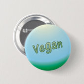 Vegan land ronde button 5,7 cm (Voorkant /achterkant)