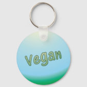 Vegan land sleutelhanger (Voorkant)