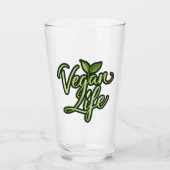 Vegan Life Glas (Voorkant)