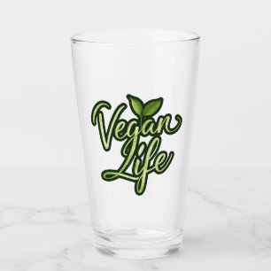 Vegan Life Glas
