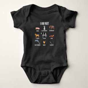Vegan Life Statement Rescue Animal Rights Veggie Romper