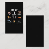 Vegan Life Statement Rescue Animal Rights Veggie Visitekaartje (Voorkant / Achterkant)