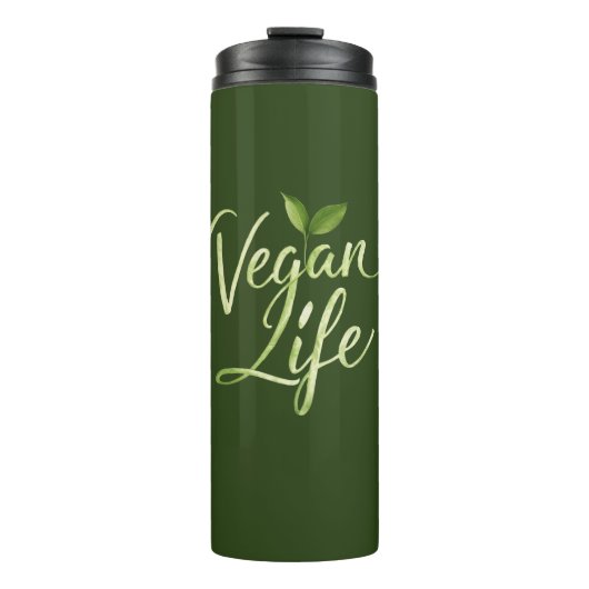 Vegan Life Thermosbeker (Voorkant)