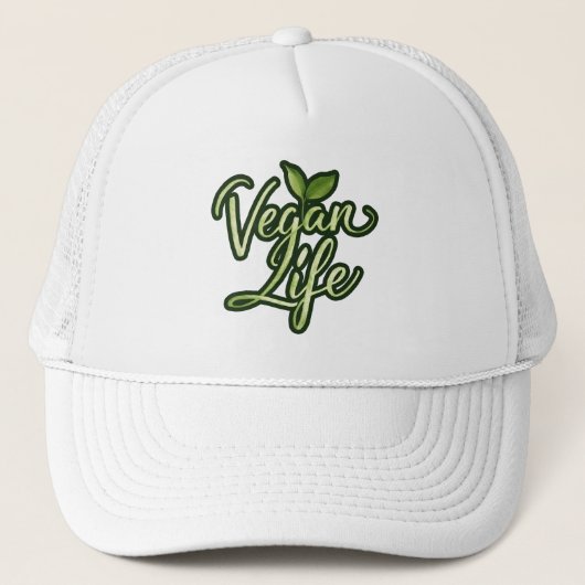 Vegan Life Trucker Pet (Voorkant)