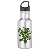 Vegan Life Waterfles (Voorkant)