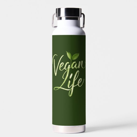 Vegan Life Waterfles (Voorkant)