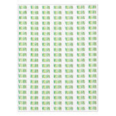 Vegan lifestyle patroon groen tafelkleed (Voorkant)