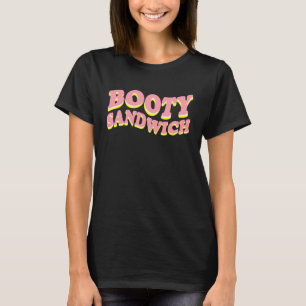 Vegan Lite Comedy Single Booty Sandwich door Devin T-shirt