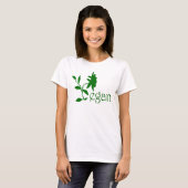 Vegan Logo Babydoll T-Shirt (Voorkant volledig)