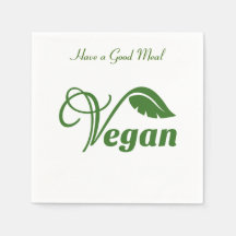 Vegan Logo Leaf, een goede maaltijd