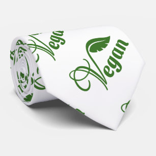 Vegan Logo Leaf Stropdas