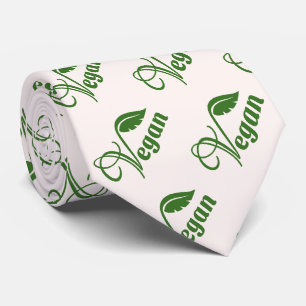 Vegan Logo Leaf Stropdas